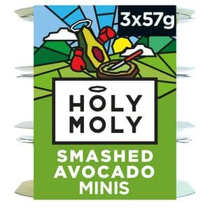 Holy Moly Minis Smashed Avocado 3x57g