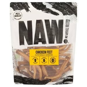 Naw Chicken Feet Dog Treat 200g