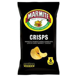 Marmite Yeast Extract Crisps 6x25g