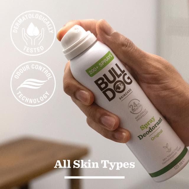 Bulldog Skincare Original Spray Deodorant 125ml - gallery image 5