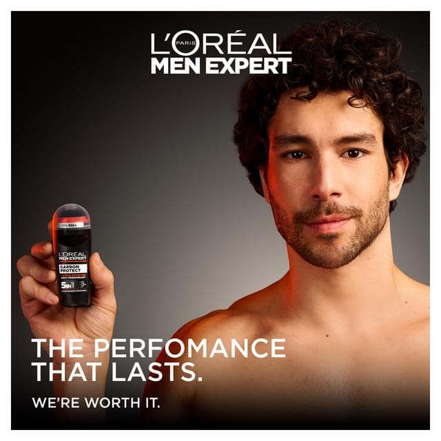 L'Oréal Men Expert 100ml Deodorant Carbon Protect Roll On 48H Anti-Perspirant - gallery image 4