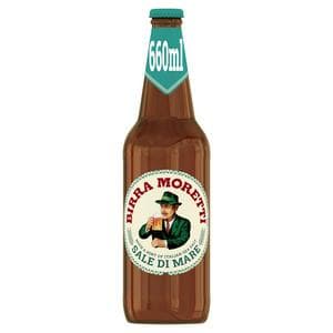 Birra Moretti Sale Di Mare Unfiltered Lager Beer Bottle 660ml