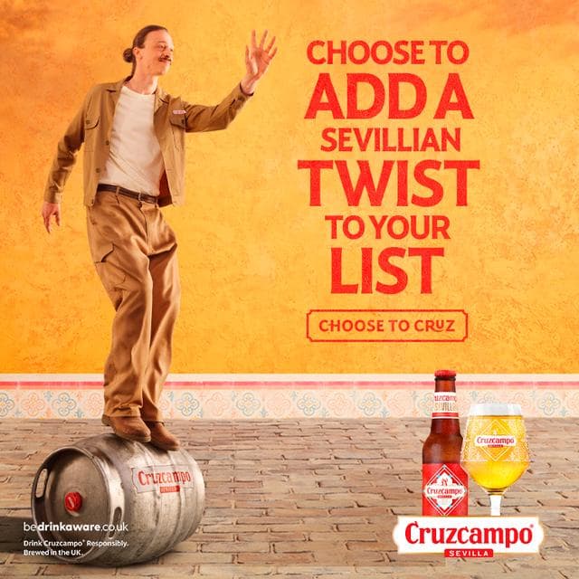 Cruzcampo Sevilla Lager Beer Bottle 660ml - gallery image 3