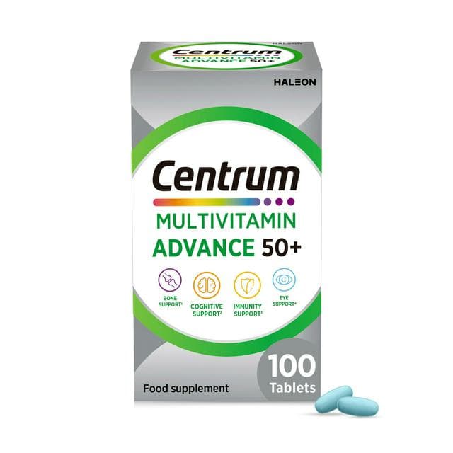 Centrum Advance 50+ Multivitamins & Vitamin Tablets x100 - gallery image 1