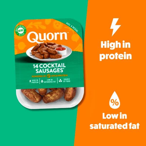 Quorn Cocktail Sausages x14 140g - gallery image 2