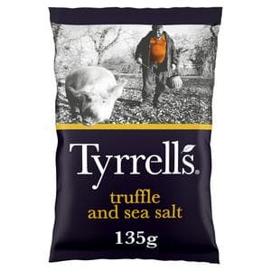 Tyrrells Truffle & Sea Salt Sharing Crisps 135g