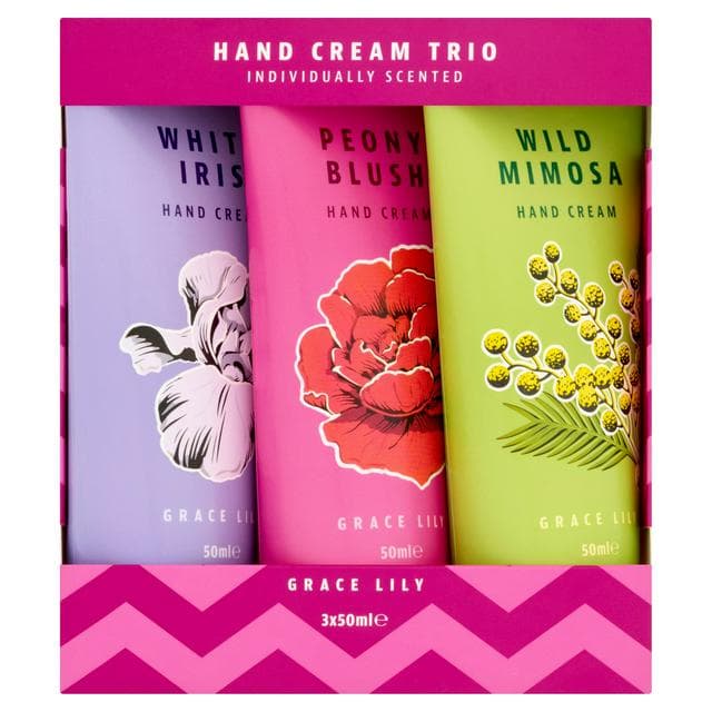 Grace Lily 3 x 50ml Trio Hand Cream Gift Set - gallery image 1