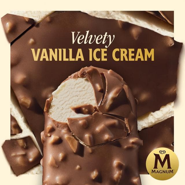 Magnum 6 x 100ml Almond Ice Cream Sticks - gallery image 3