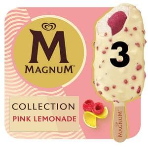 Magnum 3 x 90ml Collection Pink Lemonade Ice Cream Sticks