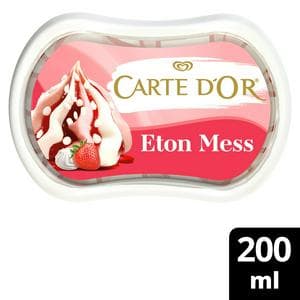 Carte D'or 200ml Mini Indulgence Eton Mess Ice Cream Tub