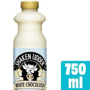 Shaken Udder 750ml White Chocolush Milkshake Drink