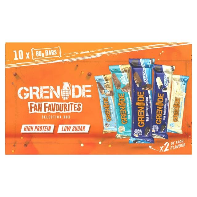Grenade Fan Favourites Selection Box 10x60g - gallery image 1