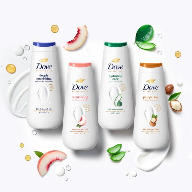 Dove Advanced Care Deeply Nourishing Body Wash Shower Gel 400ml - gallery image 5