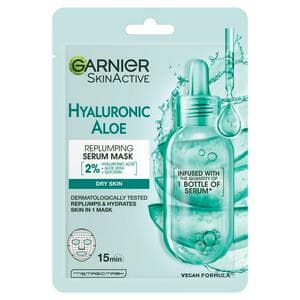 Garnier Hyaluronic Aloe Moisture Plump Serum Sheet Mask Revitalizing & Hydrating