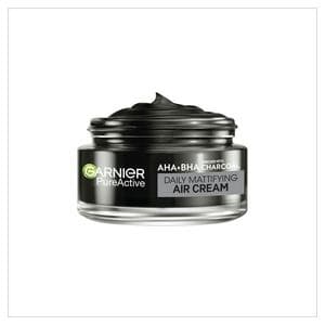Garnier Pure Active AHA+BHA Charcoal Daily Mattifying Air Cream