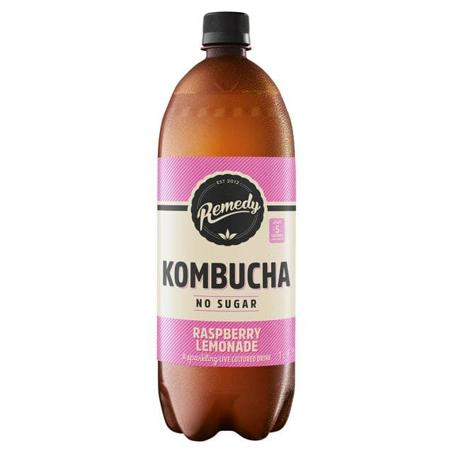 Remedy Raspberry Lemonade Kombucha 1L - gallery image 1