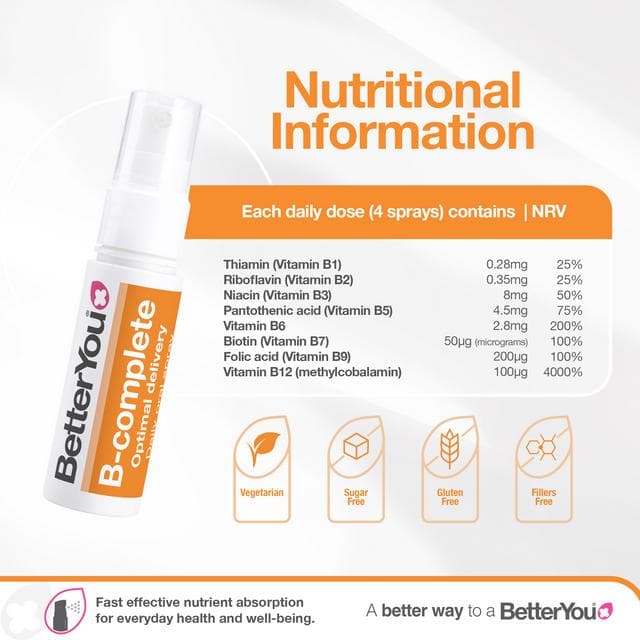 BetterYou B Complete Daily Oral Spray 25ml - gallery image 3