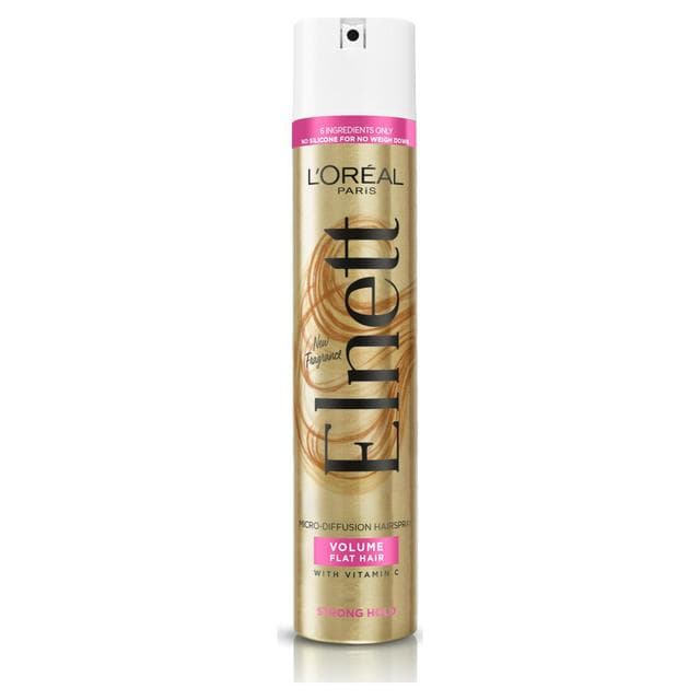 L'Oréal Paris Elnett Hairspray Strong Hold & Volume For Flat Hair 400ml - gallery image 1