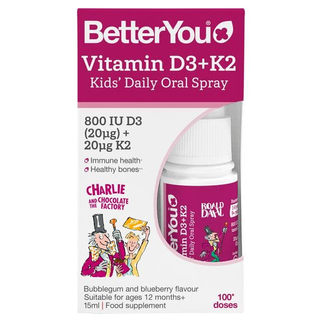 BetterYou Vitamin D3000 + K2 Daily Oral Spray 12ml - gallery image 1