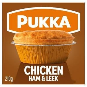 Pukka 210g Chicken Ham & Leek Pie