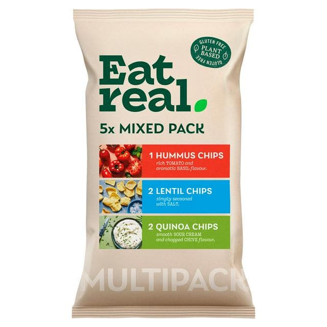 Eat Real Mixed Variety Multipack Chips x5 - gallery image 1