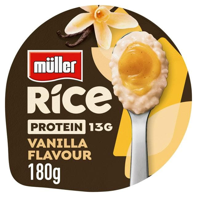 Müller Rice High Protein Vanilla Dessert 180g - gallery image 1