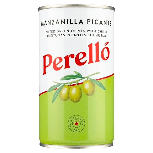 Perello 350g Manzanilla Picante Olives (150g*) - gallery image 1