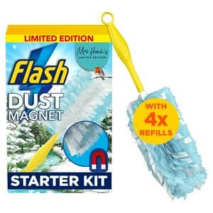 Flash Duster Dust Magnet Mrs Hinch's Scented Orange Blossom Starter Kit Handle+Refills x4