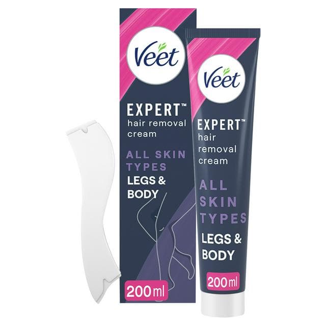Veet Expert Hair Removal Cream Legs Body All Skin Type 200ml - gallery image 1