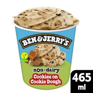 Ben & Jerry's 465ml Non Dairy Cookies on Cookie Dough Vegan Ice Cream Tub