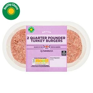 Sainsbury's Turkey Burgers x2 227g