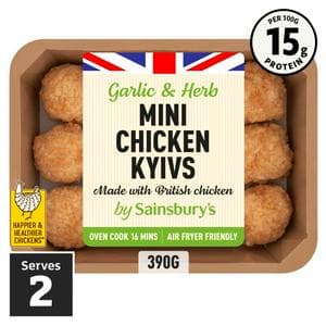 Sainsbury's Garlic & Herb Mini Chicken Kyivs 390g