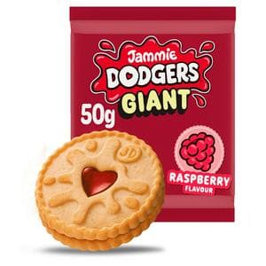 Jammie Dodgers 50g Giant Raspberry Flavour Biscuit