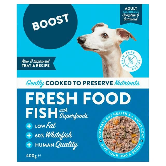 Boost Dog Food Fish Supper Complete Meal For Adult Dogs 400g - gallery image 1