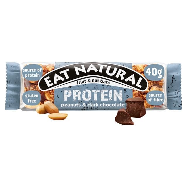 Eat Natural Protein Peanuts Dark Chocolate Fruit & Nut Bars 40g - gallery image 2