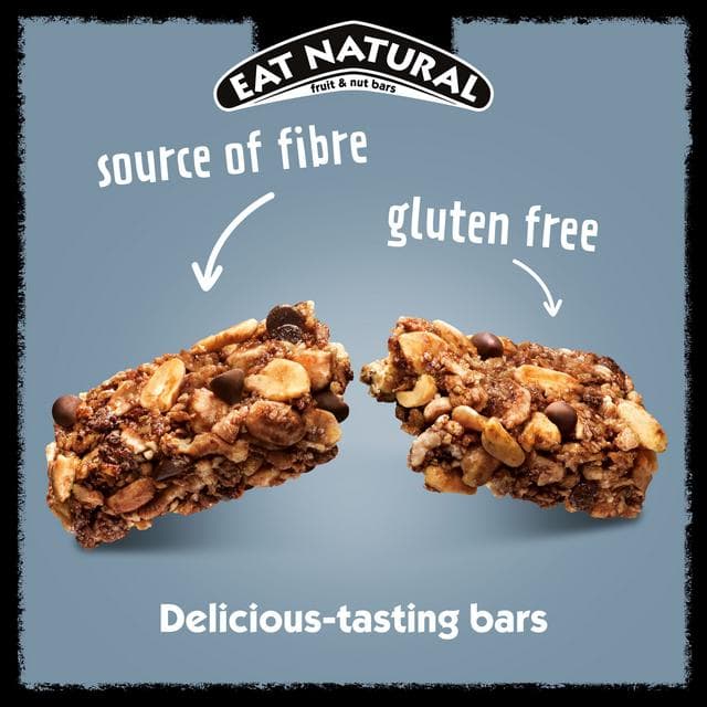 Eat Natural Protein Peanuts Dark Chocolate Fruit & Nut Bars 40g - gallery image 3