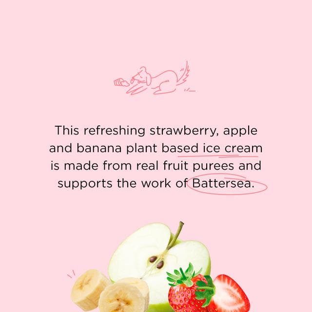 Jude's Ice Cream for Dogs Strawberry, Apple & Banana 4x90ml - gallery image 4