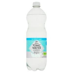 Sainsbury's 1L Diet Indian Tonic Water with Elderflower
