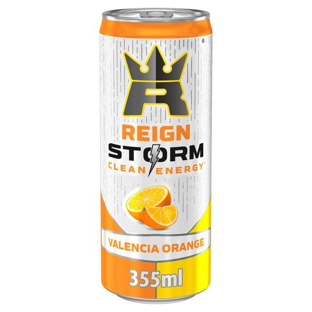 Reign Storm Clean Energy Valencia Orange 355ml - gallery image 1