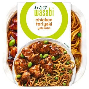 Wasabi Home Bento Chicken Teriyaki with Yakisoba Noodles 430g