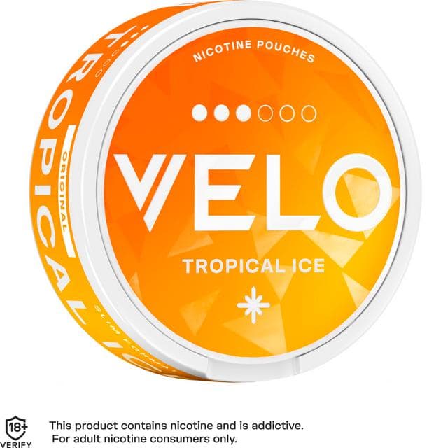 Velo Nicotine Pouch Tropical Ice 10mg - gallery image 6
