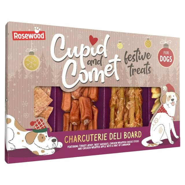 Rosewood Cupid & Comet 200g Charcuterie Deli Board Dogs Treats - gallery image 1