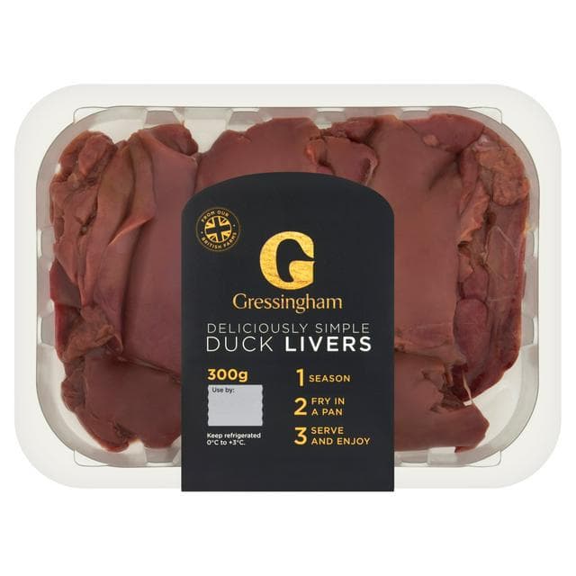 Gressingham Duck Livers 300g - gallery image 1