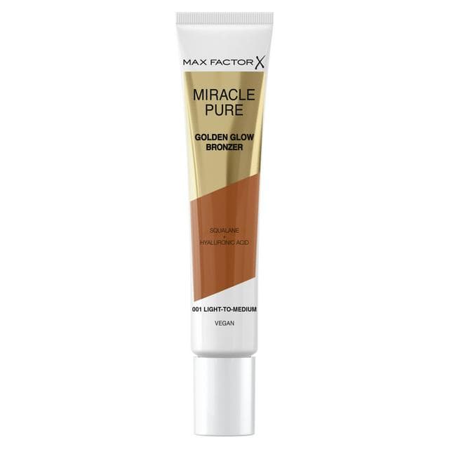 Max Factor Miracle Pure Golden Glow Bronzer Light To Medium 15ml - gallery image 1