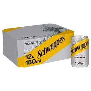 Schweppes Soda Water 12x150ml
