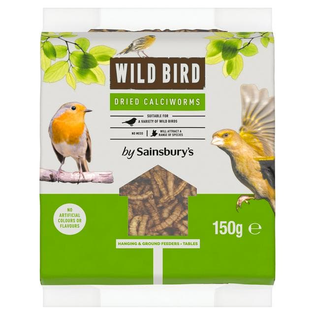 Sainsbury's Wild Bird Dried Calciworms 150g - gallery image 1