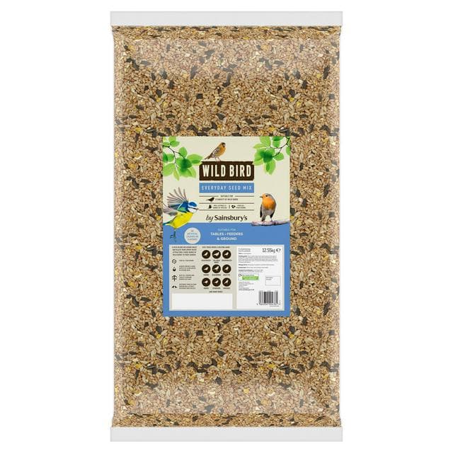 Sainsbury's Wild Bird Everyday Seed Mix 12.55kg - gallery image 1