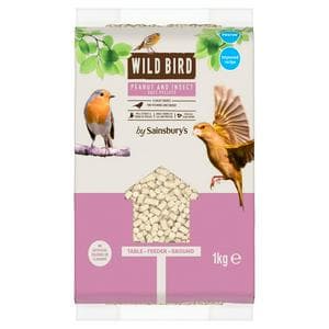 Sainsbury's Wild Bird Peanut & Insect Suet Pellets 1kg