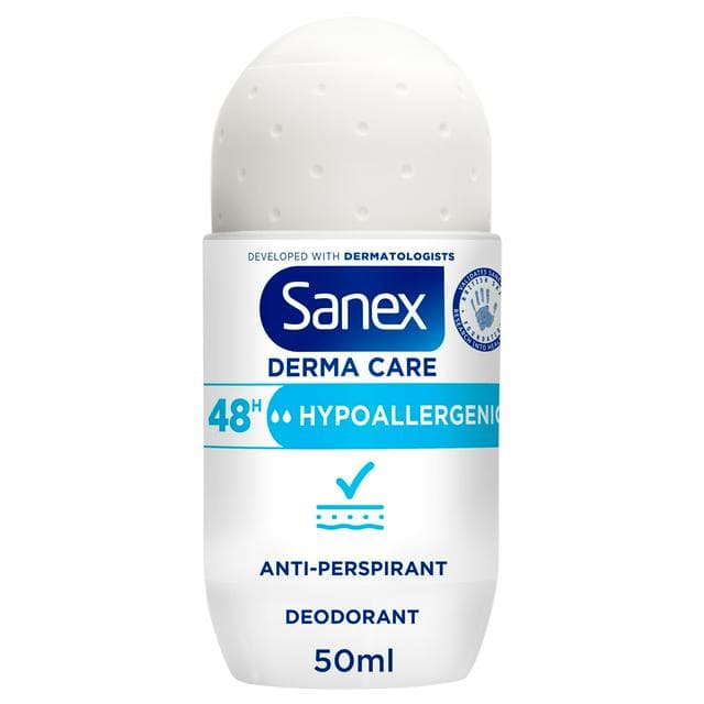 Sanex Dermo Hypoallergenic Antiperspirant Roll On Deodorant 50ml - gallery image 1