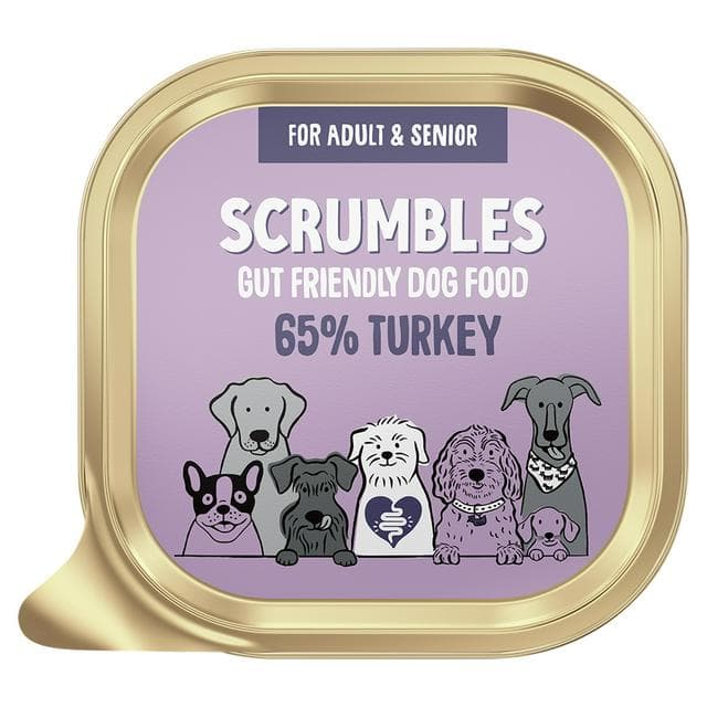 Scrumbles Gut Friendly Wet Dog Food 65% Turkey 150g - gallery image 1